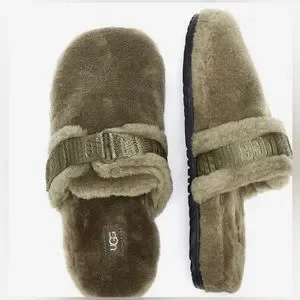 UGG | Shoes | Mugg Fluff It Mens Olivegreen Slippersolive  display picture 3